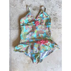 Hartstrings girls adorable one piece swimsuit, 6yrs
